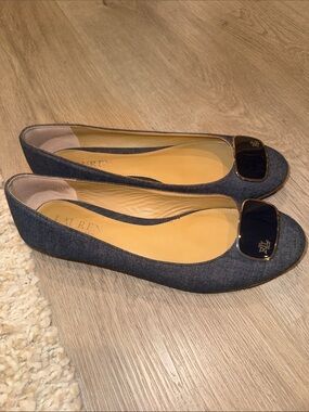 Lauren Ralph Lauren Denim Ballet Flats